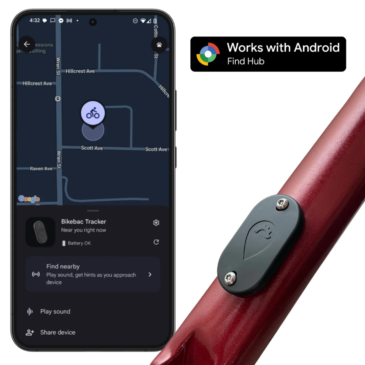 Bikebac Tracker – Android Find Hub
