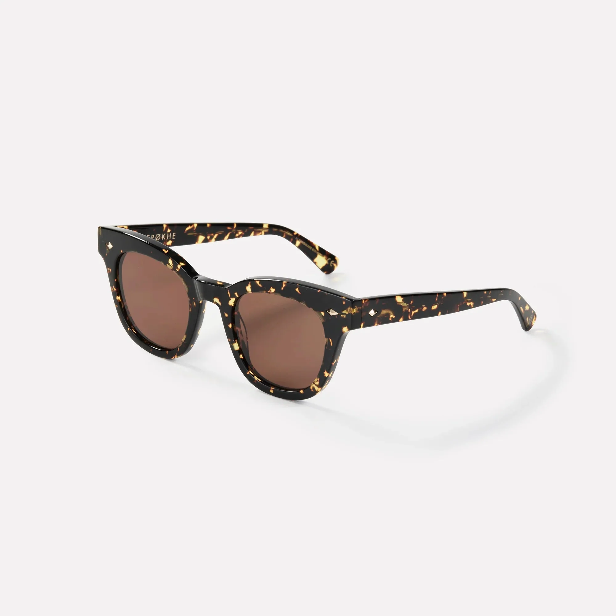 Dylan - Crystal Dark Tortoise Polished / Bronze