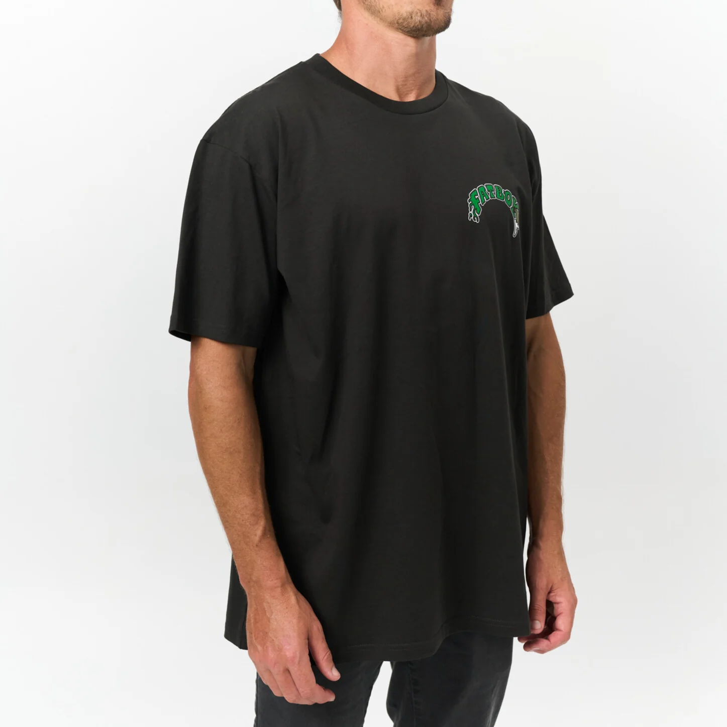 Fatboy Tee - Skull Wheel Green - Image 4