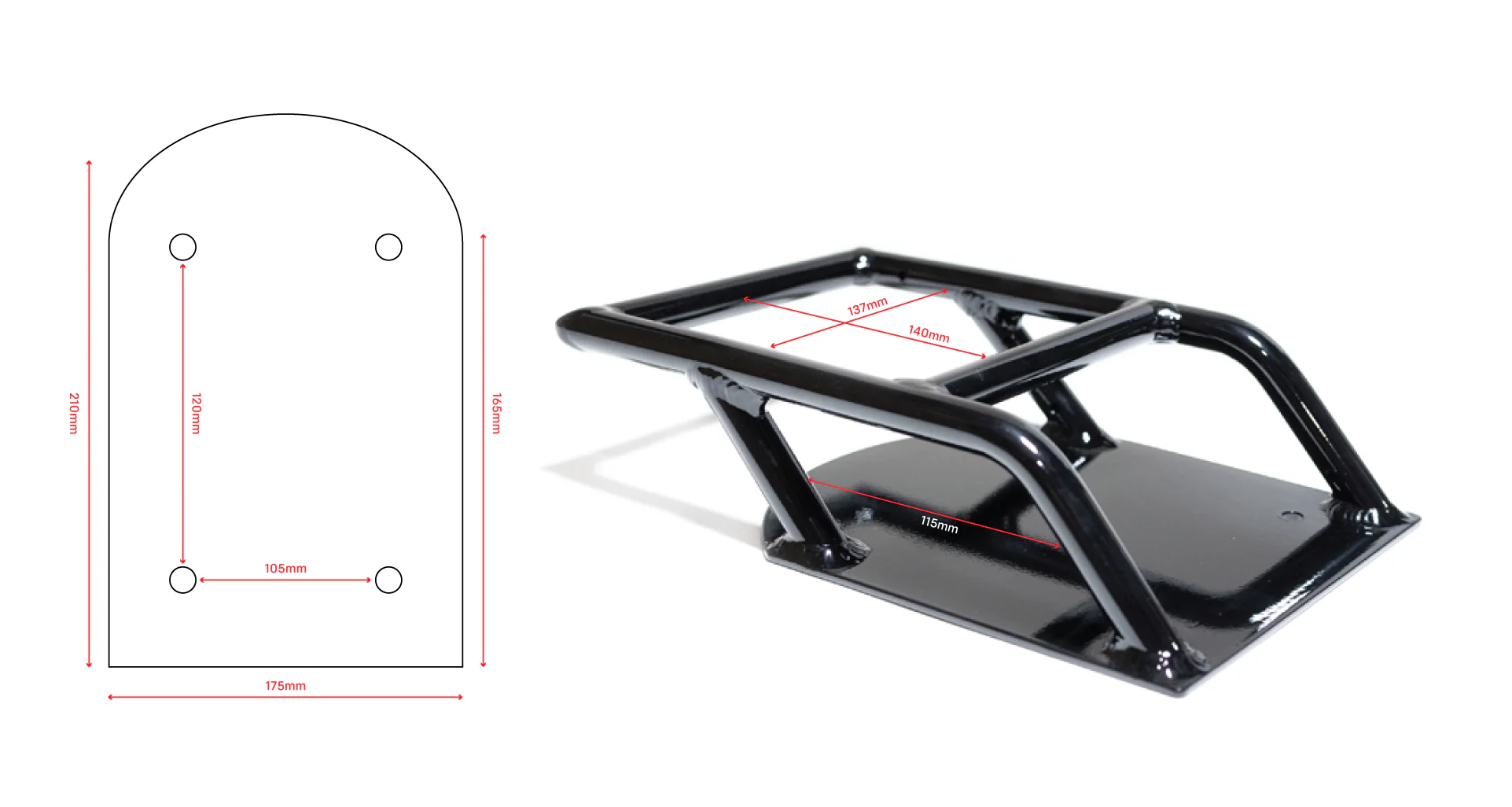 Rear Rack Adapter - Image 3