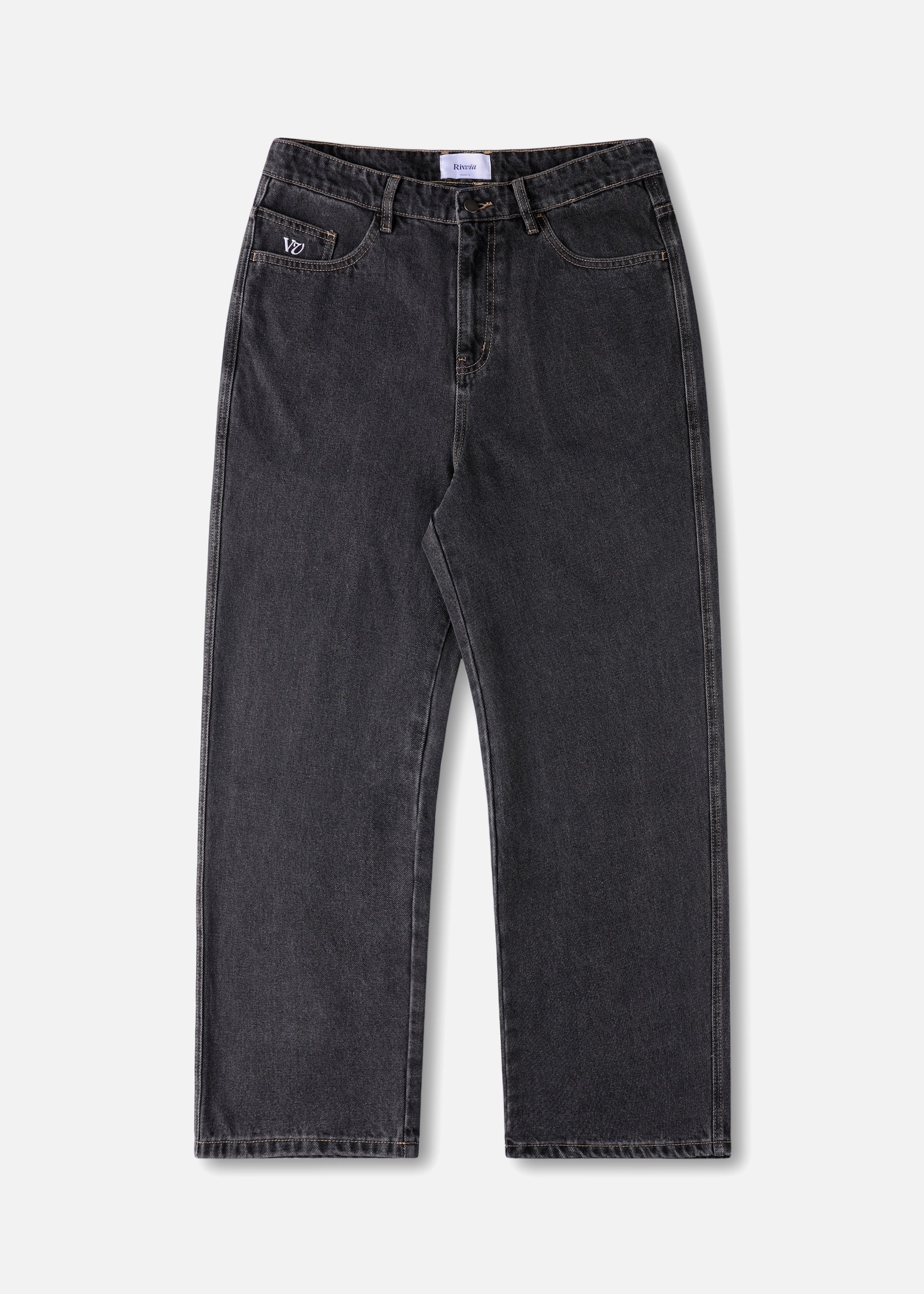 VV Class Denim Pant - Worn Black - Image 3