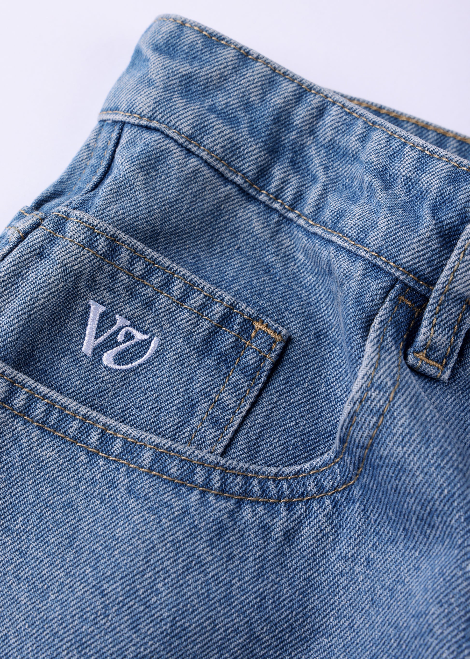 VV Class Denim Pant - Worn Blue - Image 3