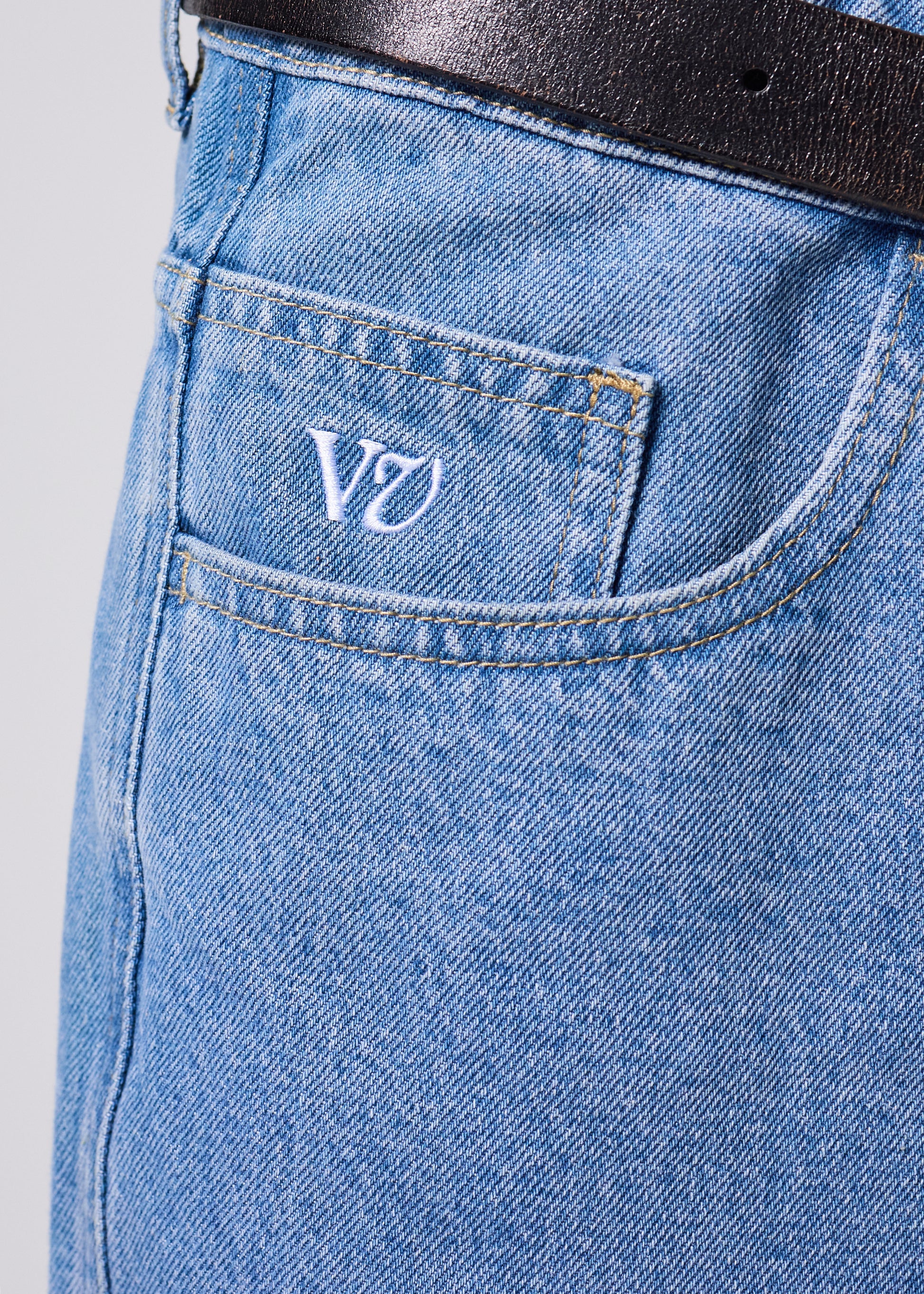 VV Class Denim Pant - Worn Blue - Image 4