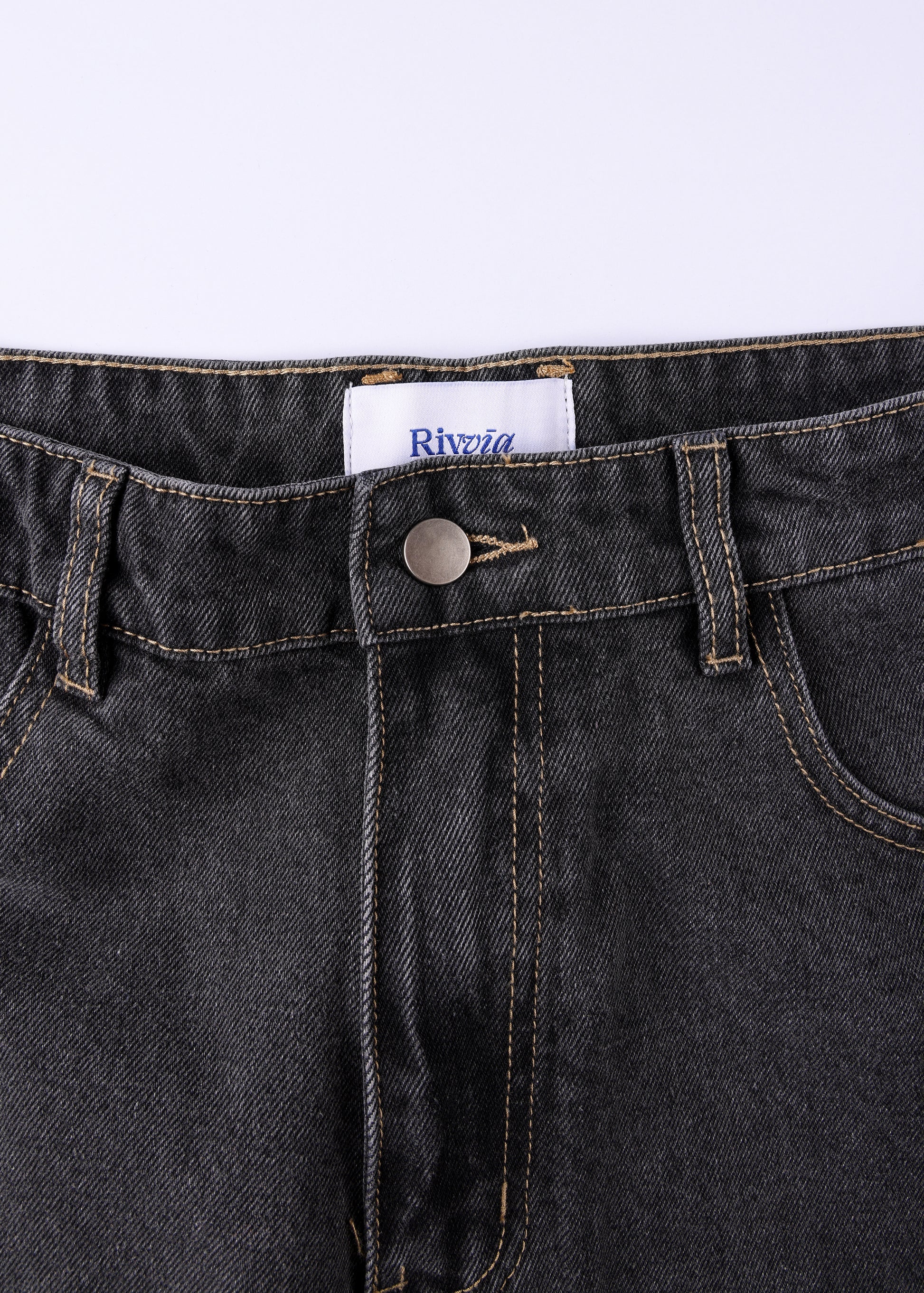 VV Class Denim Short - Worn Black - Image 4