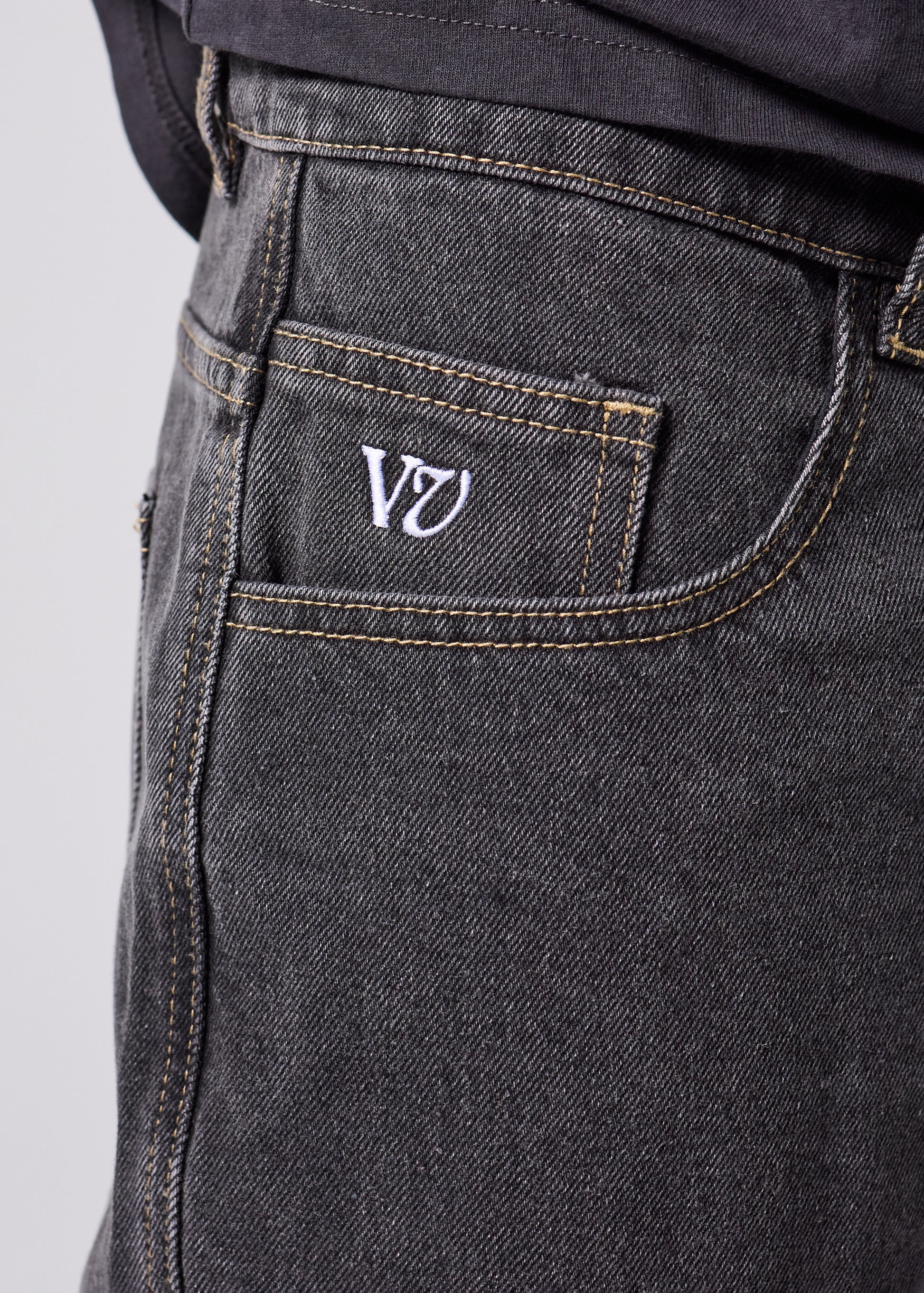 VV Class Denim Short - Worn Black - Image 6