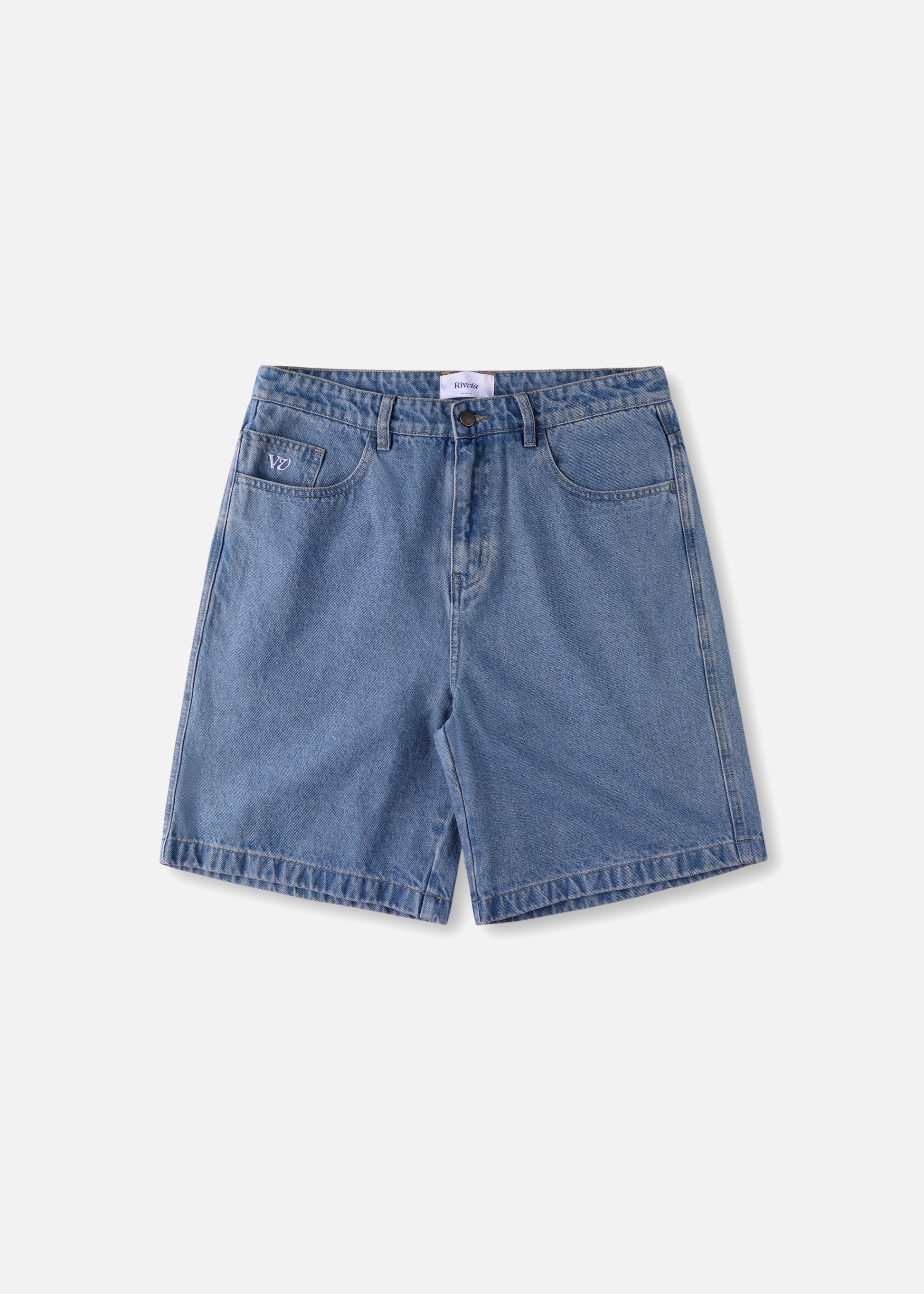 VV Class Denim Short - Worn Blue - Image 2