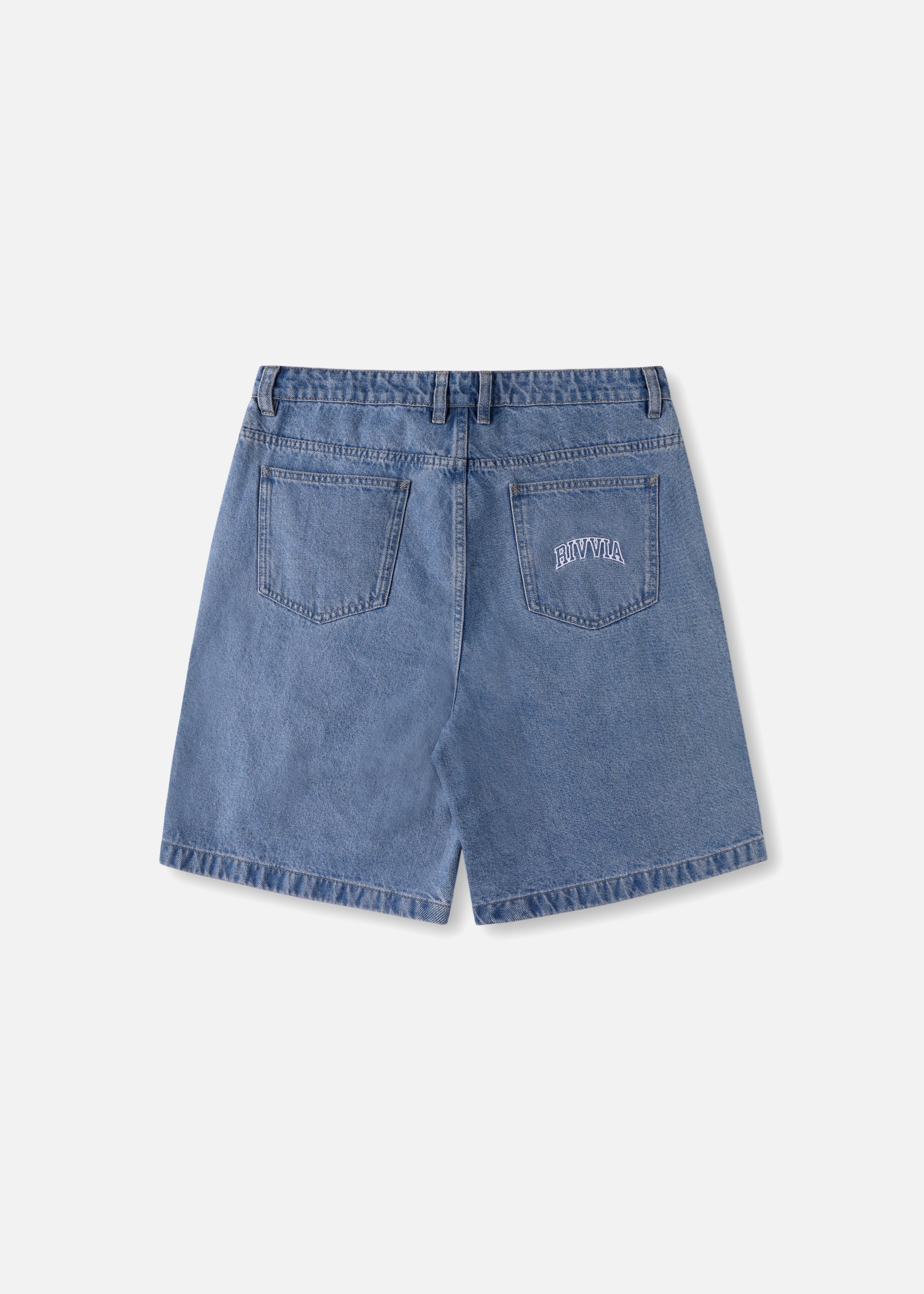 VV Class Denim Short - Worn Blue - Image 3