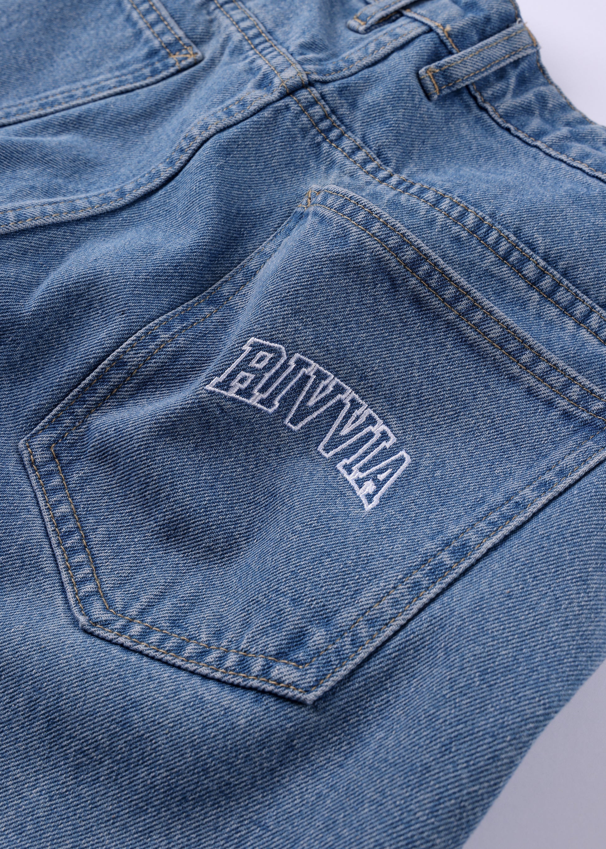 VV Class Denim Short - Worn Blue - Image 5